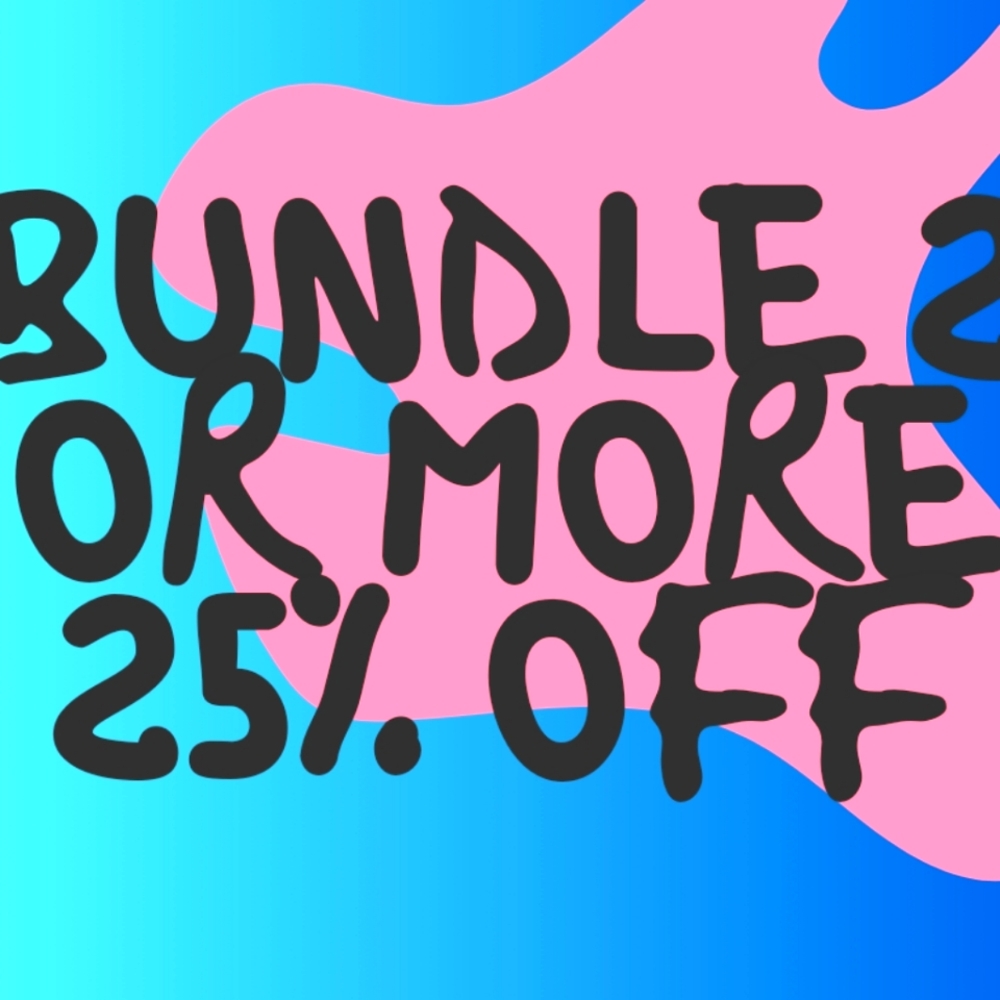 Bundle and get 25% off